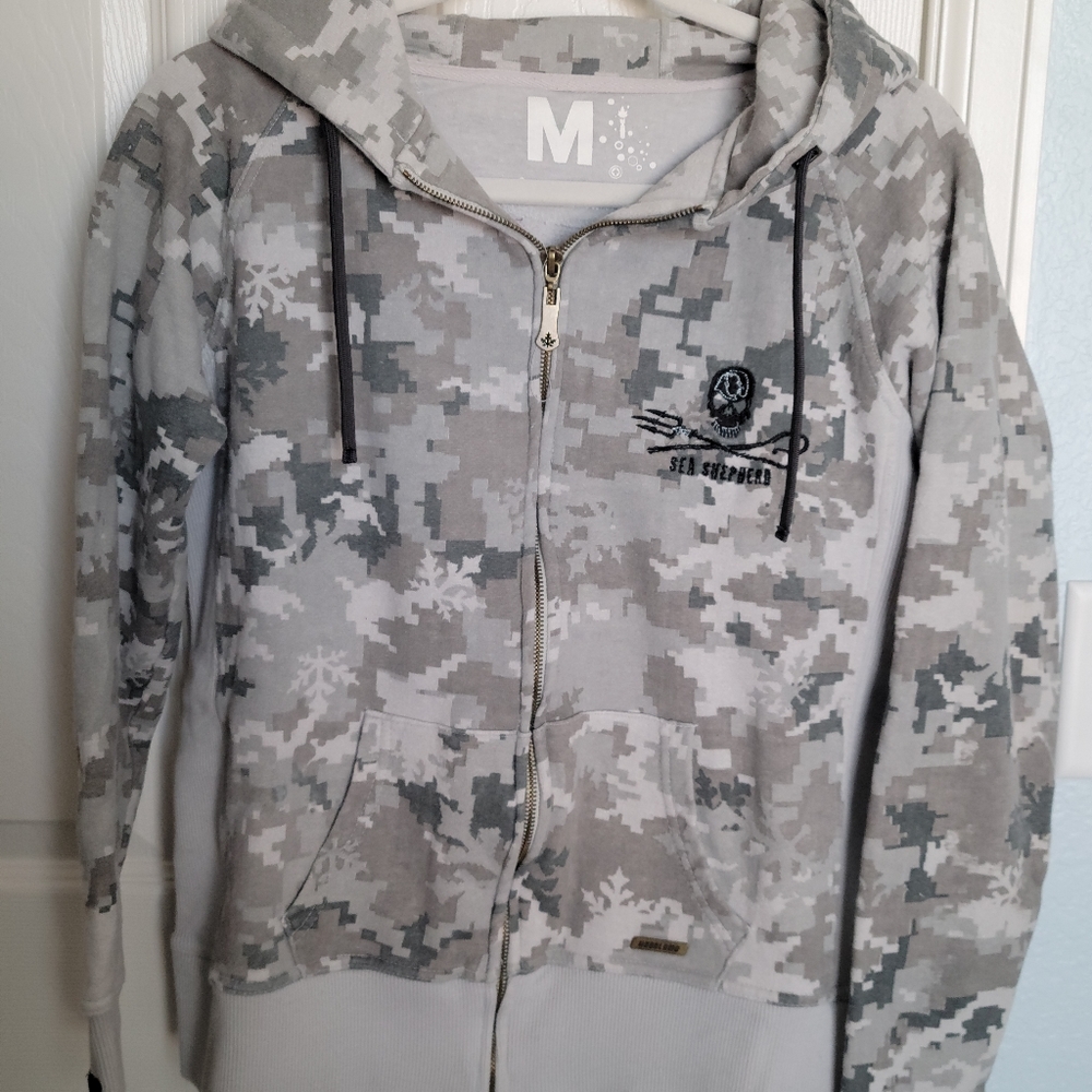 Sea Shepherd Camo Zip Hoodie